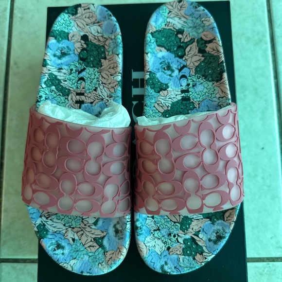 Coach Floral Udele Sport Slide - Picture 3 of 5